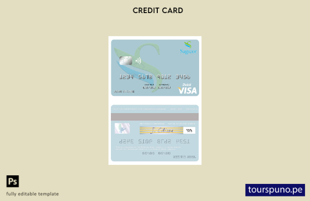 lista para imprimir plantilla de tarjeta de débito visa Jamaica Sagicor Bank